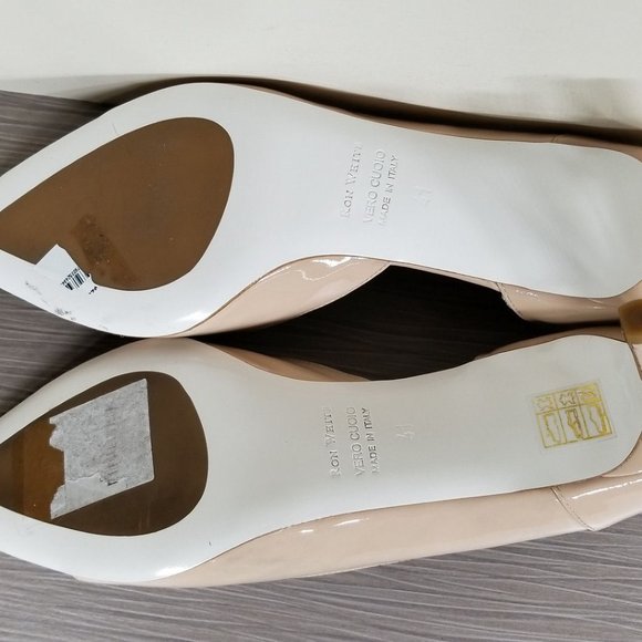 Ron White Merile Half d'Orsay Pump, Nude Patent leather, Womens Size 10.5 - Picture 9 of 10